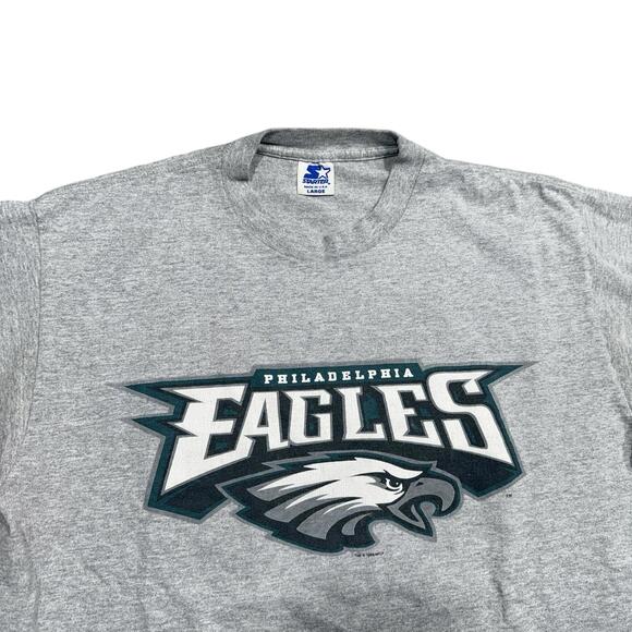 Vintage Philadelphia Eagles 90s Starter Graphic Logo Tee - Picture 2 of 3
